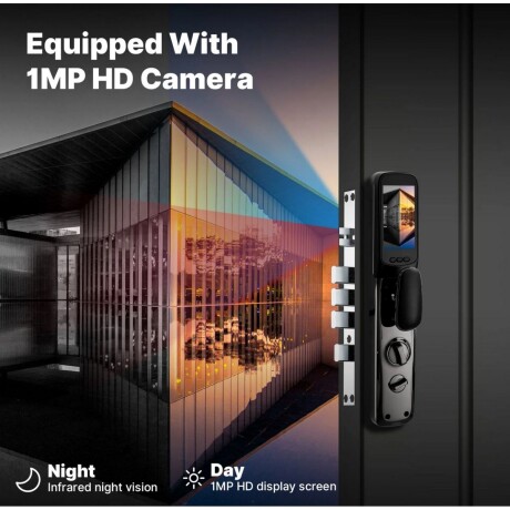Cerradura Wifi Moes WDL-T9P-EN Huella Cámara Tuya 001