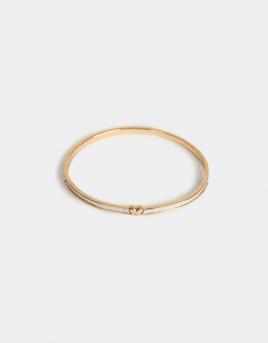 Pulsera Rígida Con Strass 