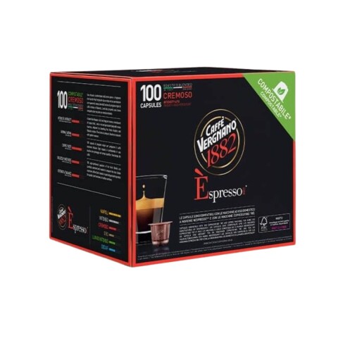 CAFE EN CAPSULAS CREMA VERGNANO LB - 100 CAPS Cafe En Capsulas Crema Vergnano Lb - 100 Caps