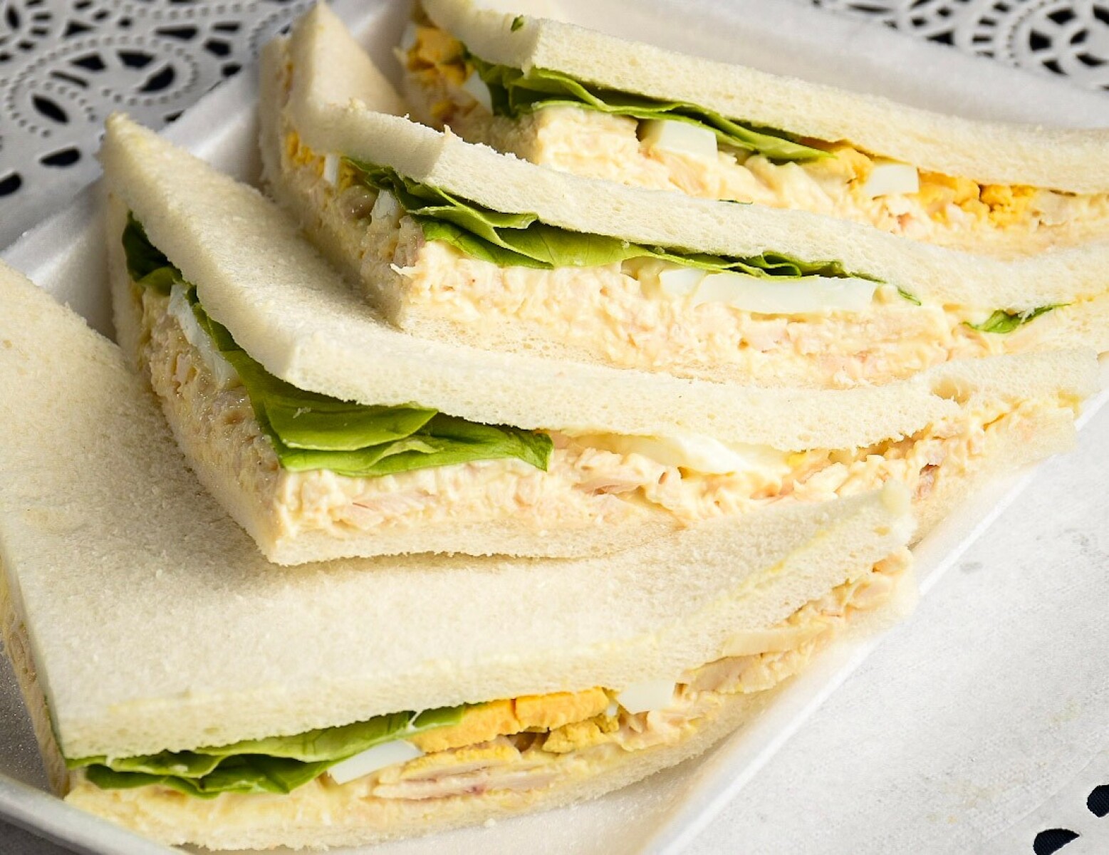 Sandwich de pavita (4 unidades) - Pan blanco 