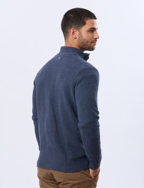 BUZO 1/2 BOTÓN CON ESTRUCTURA Piedra