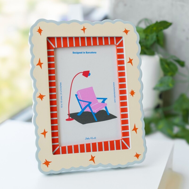 Portaretrato rectanguar de madera Portaretrato rectanguar de madera