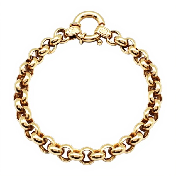 Pulsera Rolo-Oro bajo-Sin Piedra-PU8027 sinpiedra