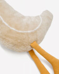 Almohadón en forma de oca Milu de algodón beige 50 cm Almohadón en forma de oca Milu de algodón beige 50 cm