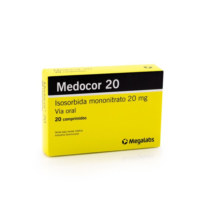 MEDOCOR 20 MG. CJ X 20 COMPRIMIDOS única