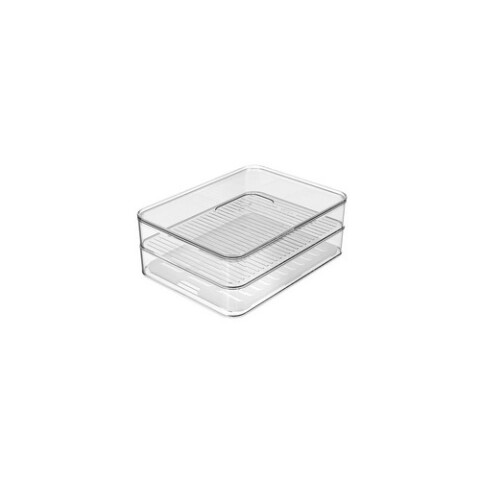 Porta Fiambres doble Caja Organizadora Multiuso Acrílico Cocina Ou Porta Fiambres Doble Caja Organizadora Multiuso Acrílico Cocina Ou