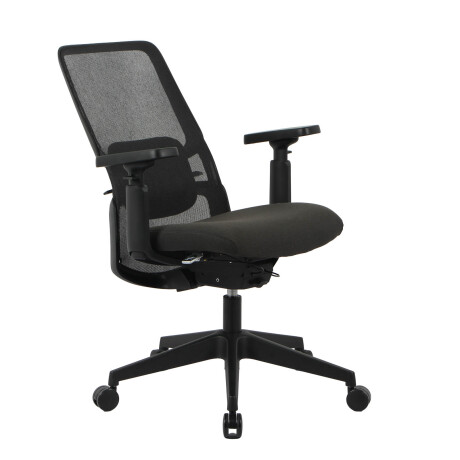 SILLA DE OFICINA MALLA-Y-POLIPROPILENO NEGRO M2