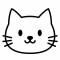 Taza doble vidrio 250ml gato