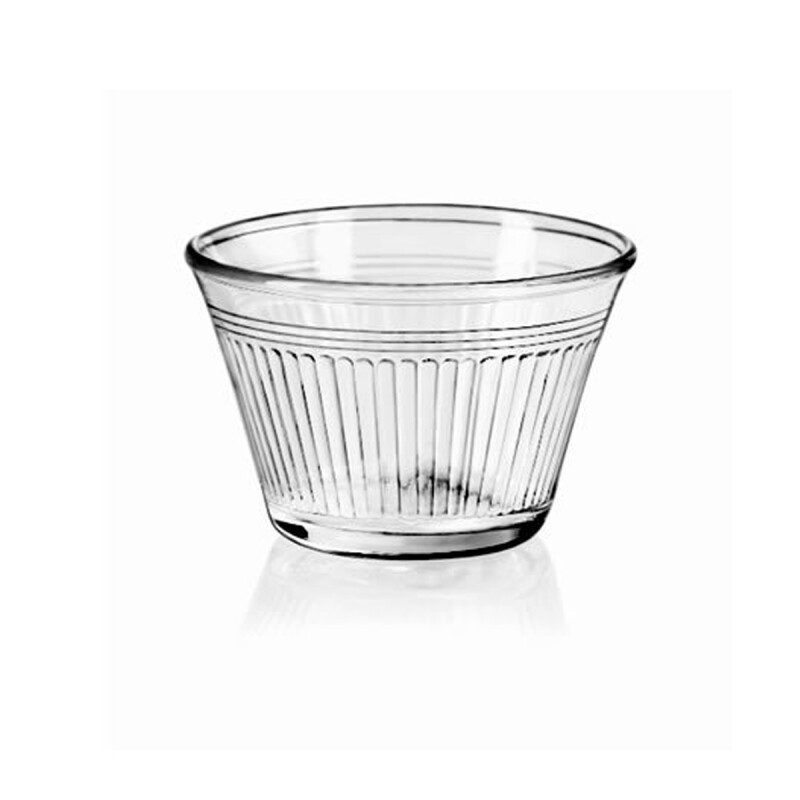 Flanera estriada 130ml TRANSPARENTE