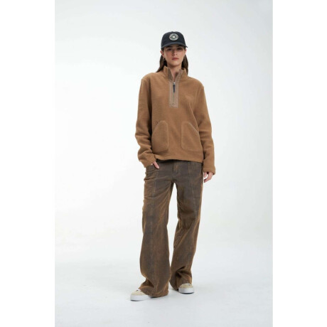 Buzo sherpa Melina Camel