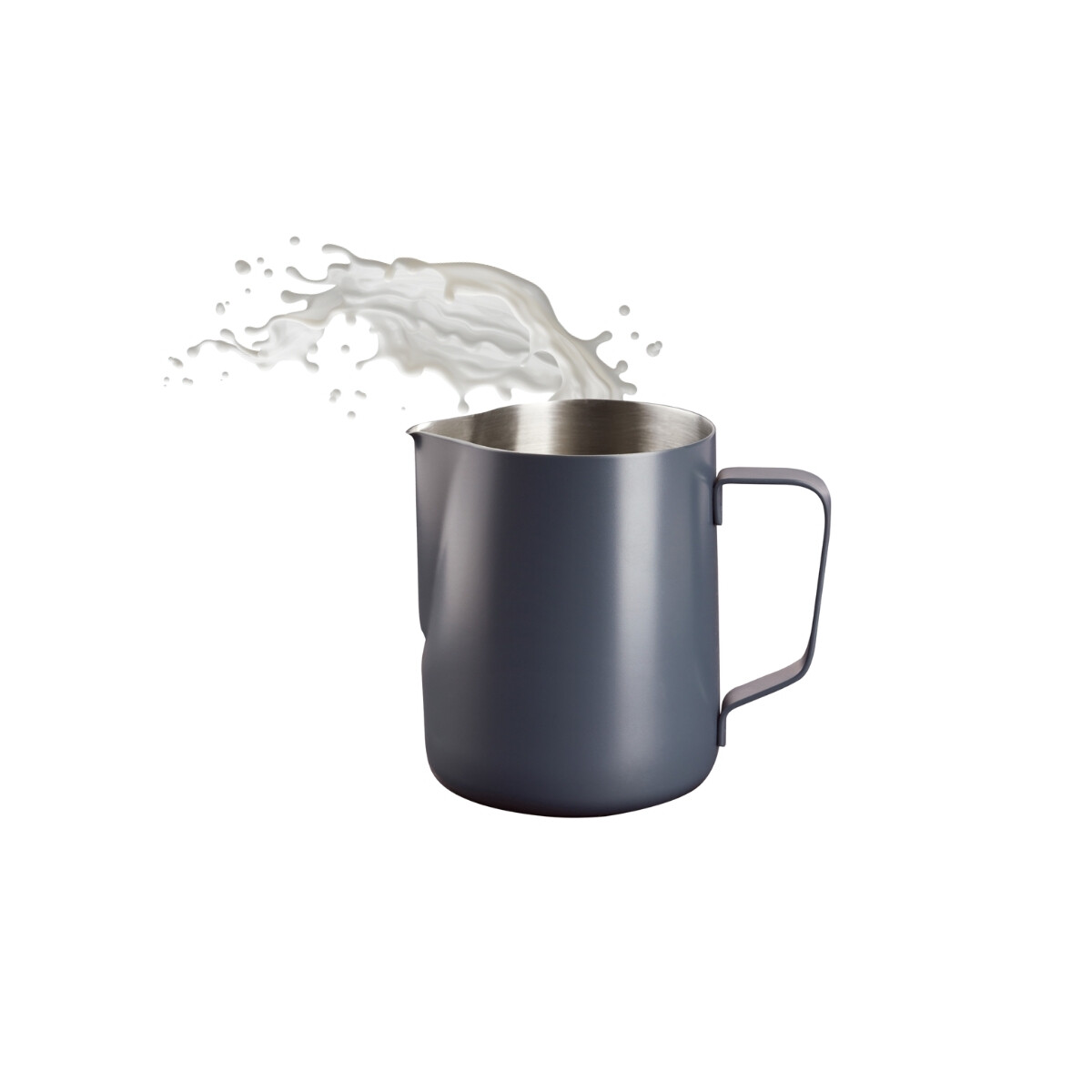 Jarra para Expresso de Acero Inoxidable Gris 600 ml 