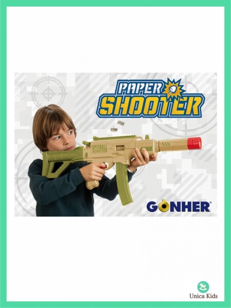 PISTOLA PAPER SHOOTER GONHER U
