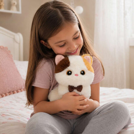 Mini Peluche Gatito Blanco