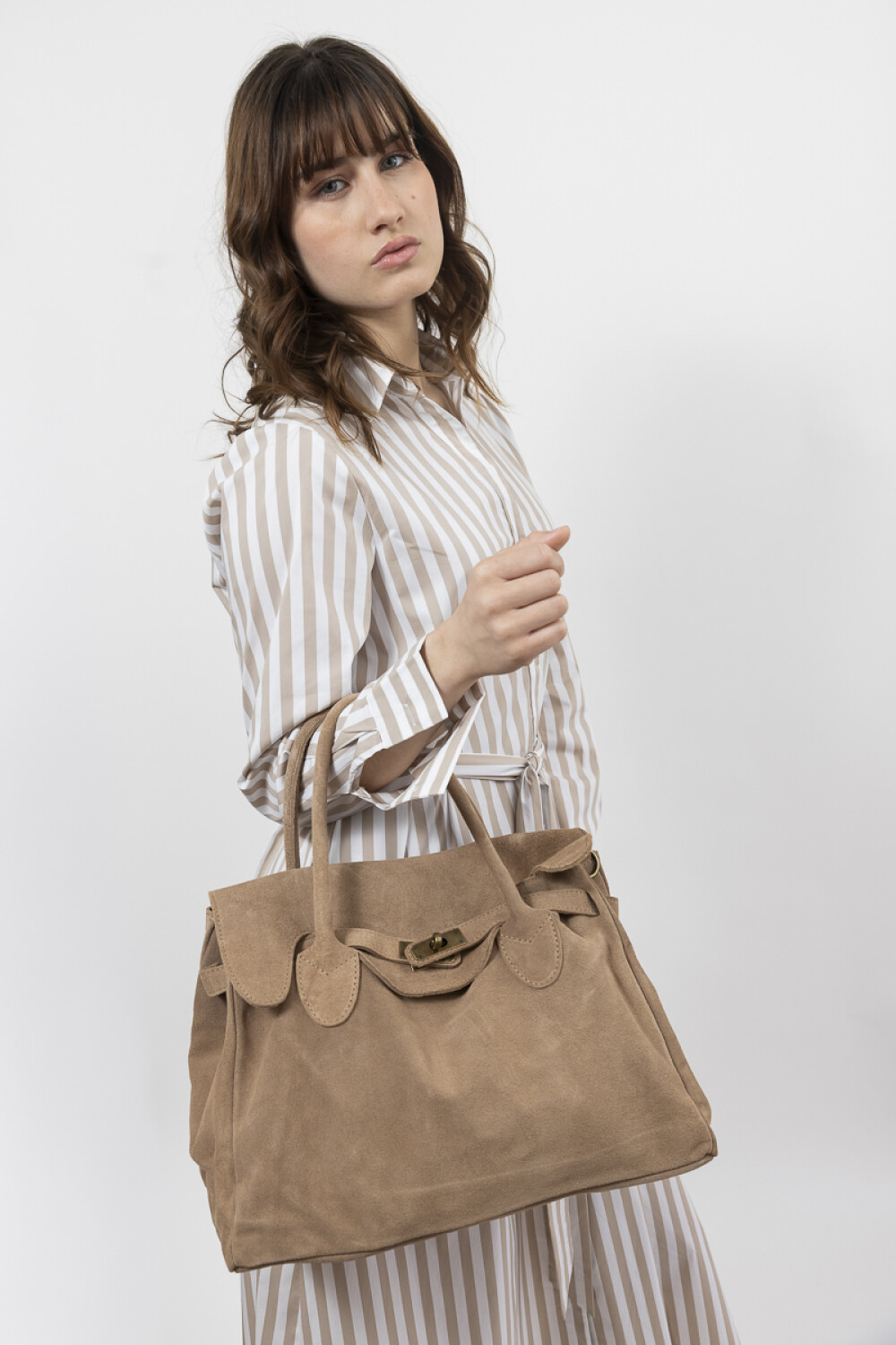 BOLSO CUERO SUNA TOSTADO