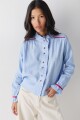CAMISA SWIM Celeste
