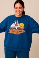 BUZO LOONEY TUNES SILVESTRE Y PIOLIN Azul