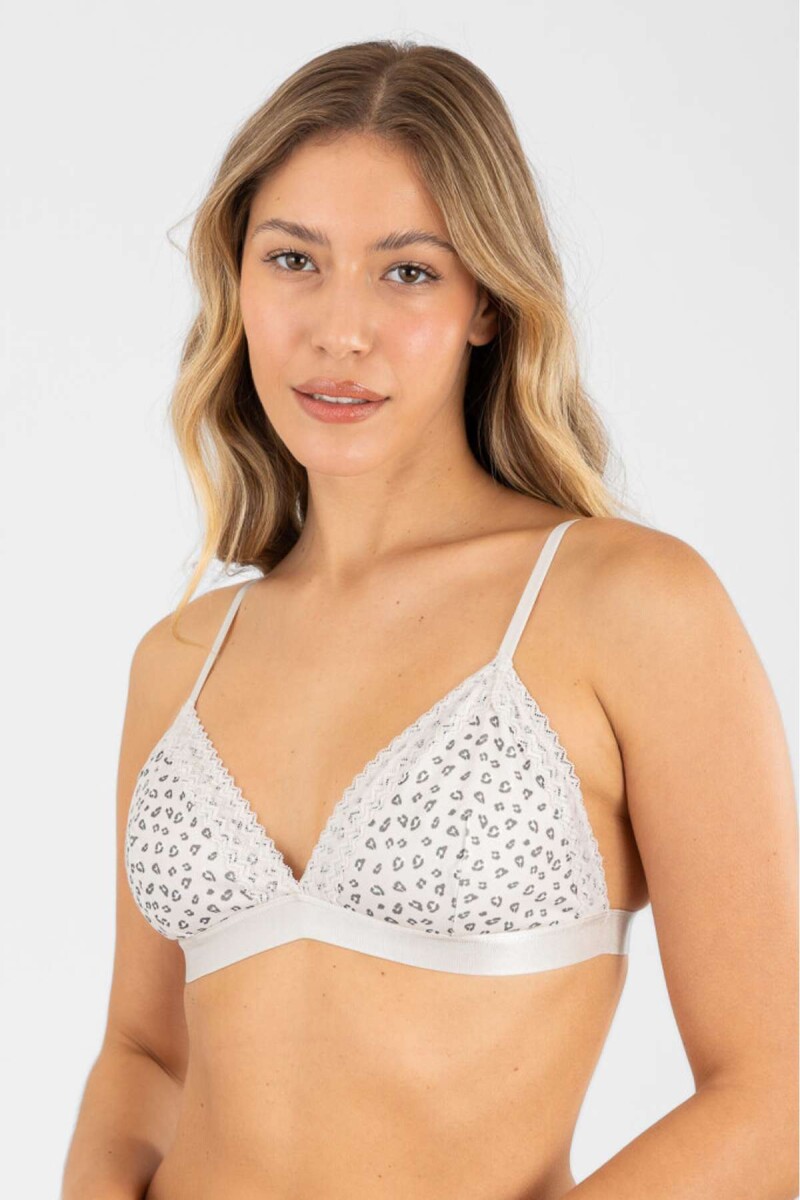 Bralet bloom - Gris 