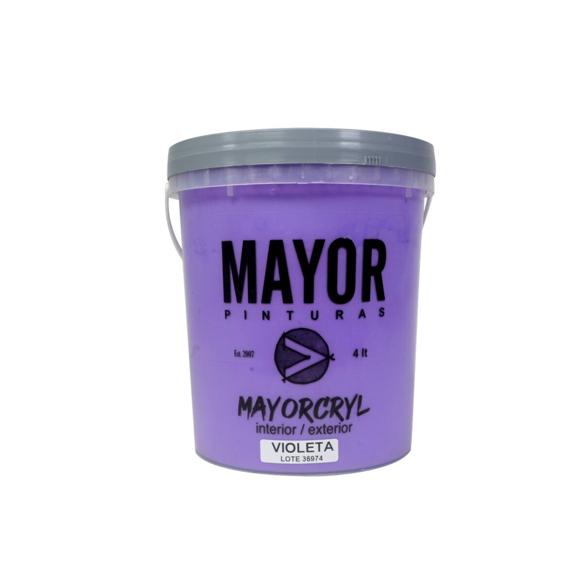 PINTURA INTERIOR EXTERIOR COLOR MAYOR 4LT MAYORCRYL - Violeta 