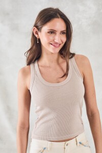Musculosa Lurex Crudo