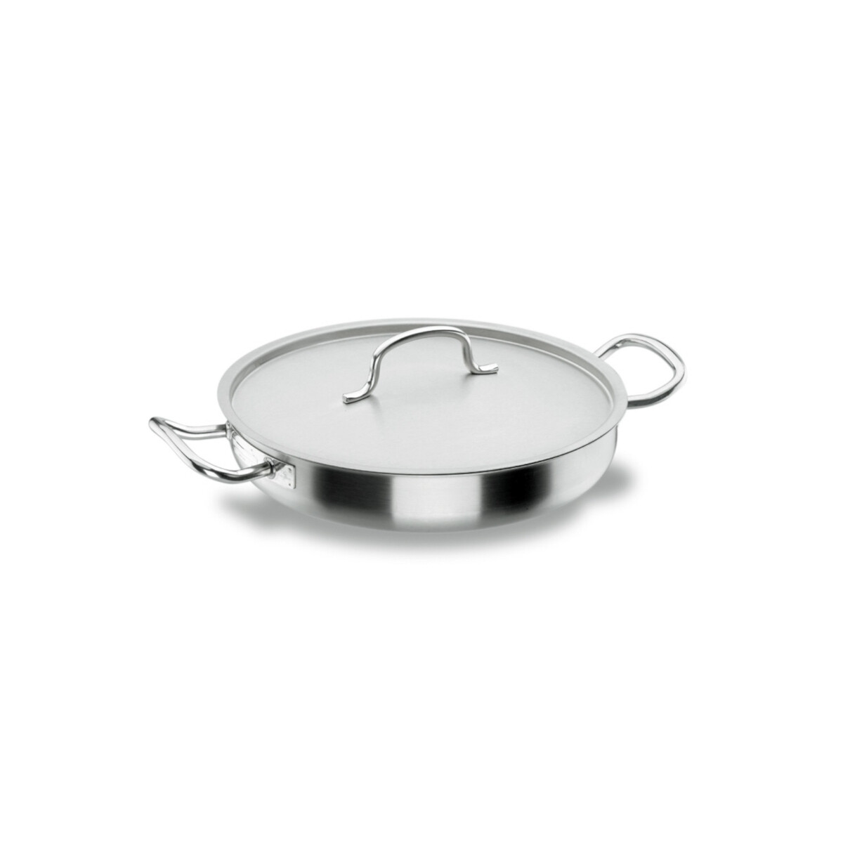 Paellera con Tapa de Acero Inoxidable 50 cm 