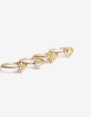 Sets Anillos Metal Set De Anillos Con Dijes - Dorado Oro Amarillo