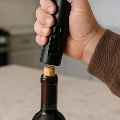 Destapador De Vino Sacacorcho Negro
