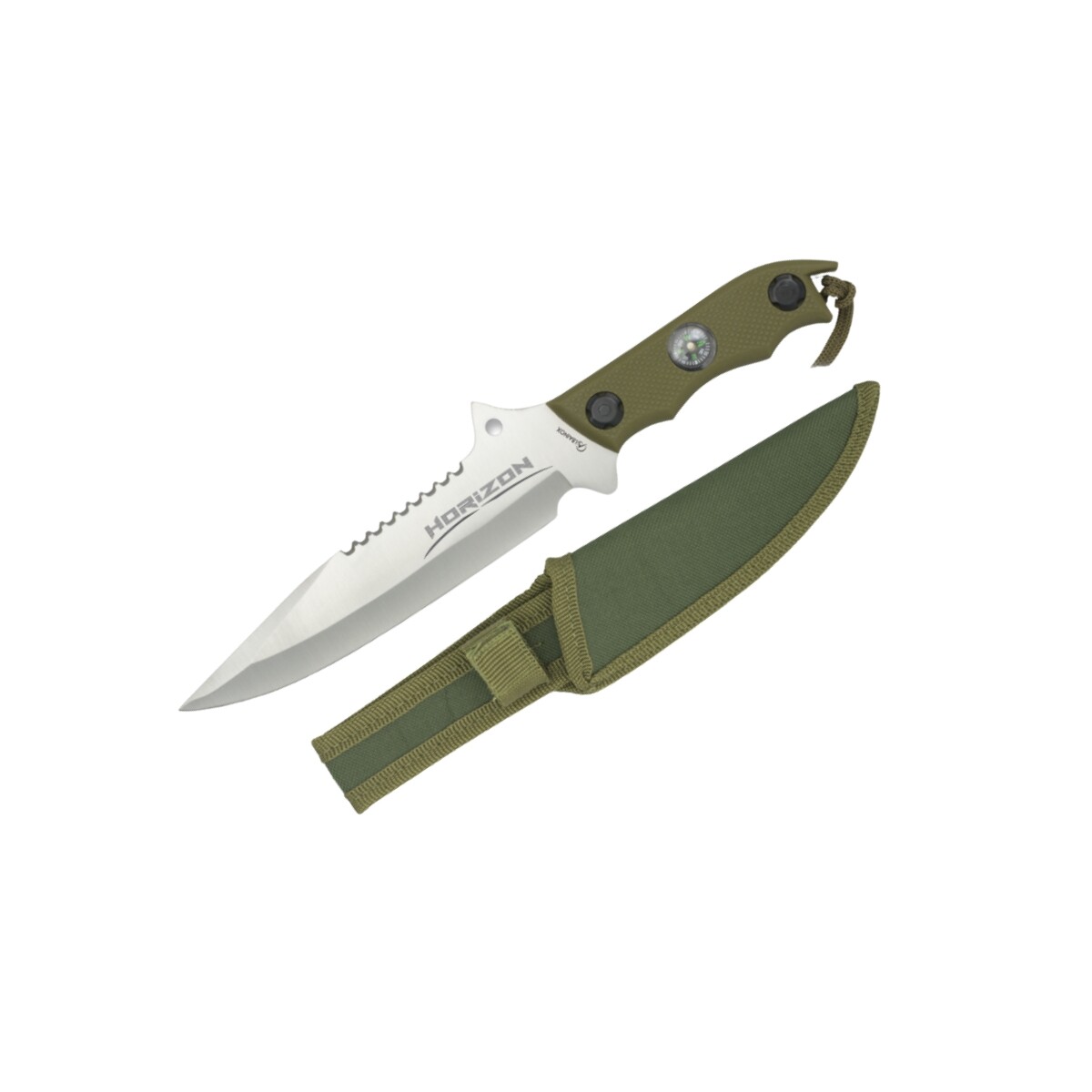 Cuchillo deportivo Horizon verde13.2 cm - Albainox 