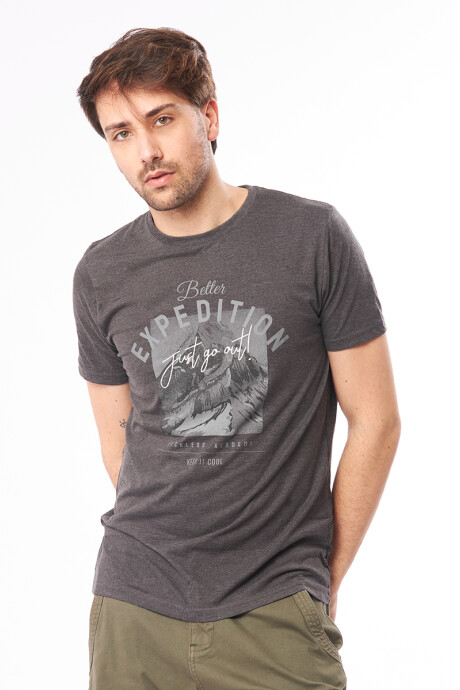 T-SHIRT EXPEDE Gris