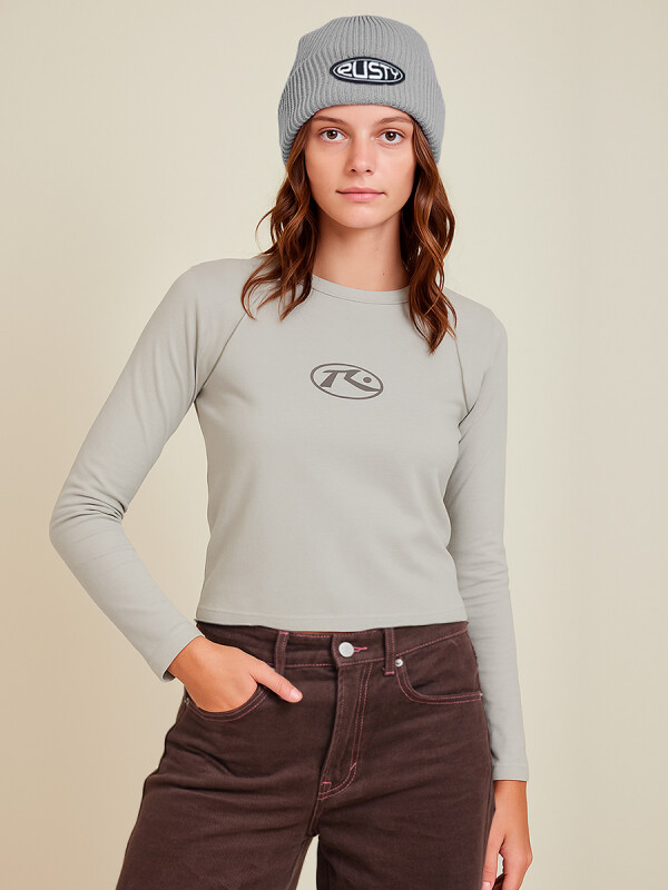 T-SHIRT SAULA RUSTY Hueso