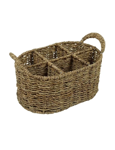 ORGANIZADOR 6 DIV. 18x28xH13CMS FIBRA NATURAL ORGANIZADOR 6 DIV. 18x28xH13CMS FIBRA NATURAL