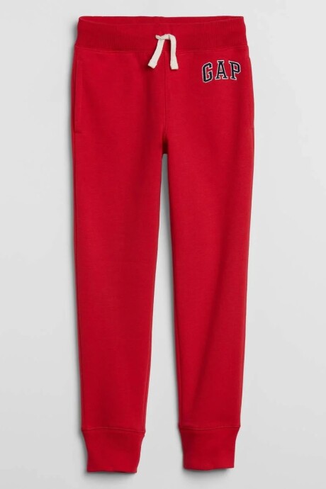 Pantalón Deportivo Logo Con Felpa Gap Niño Pure Red V4