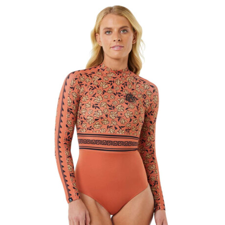 Lycra Rip Curl Soleil Upf Surfsuit Terracota
