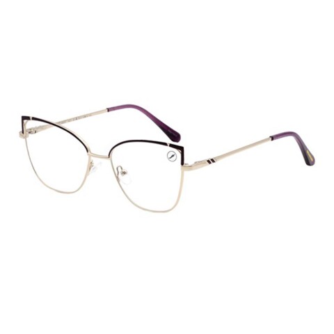 Lentes de vista Chilli Beans Cat Morado/Dorado