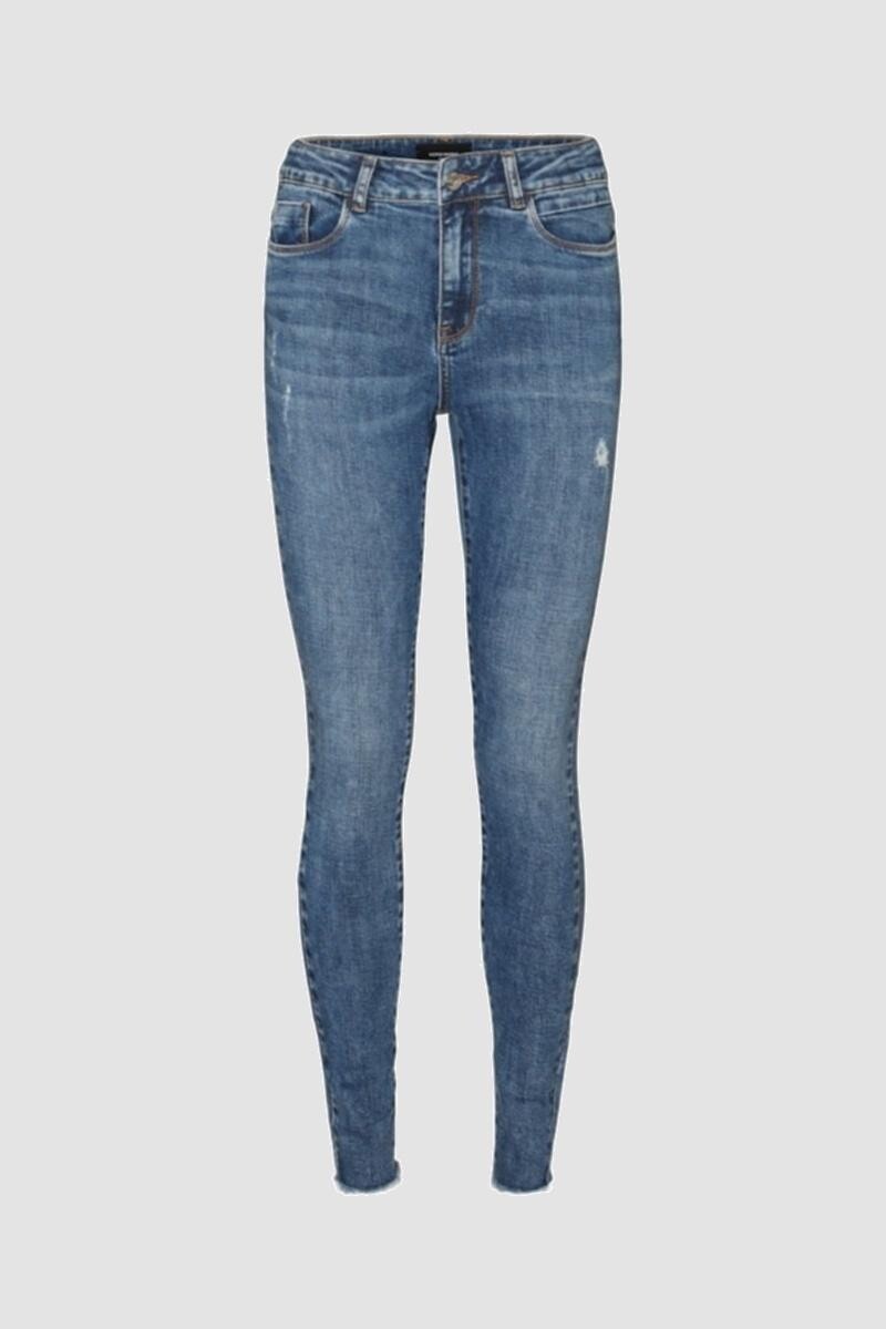 Jeans Slim Seven Medium Blue Denim