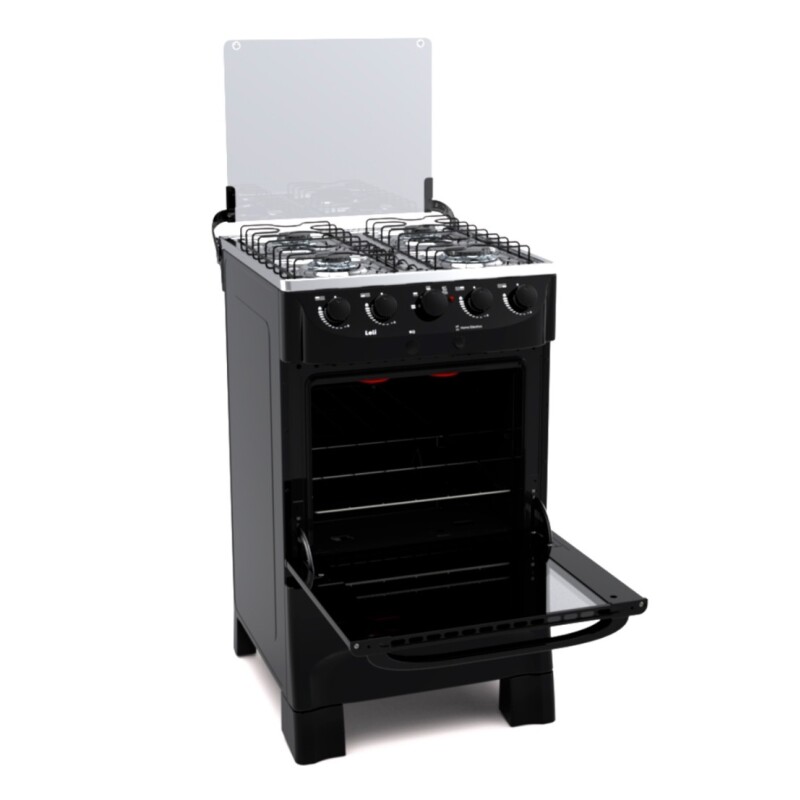 Cocina Tem Combinada Loli 4h 4 Hornallas Color Negro Cocina Tem Combinada Loli 4h 4 Hornallas Color Negro