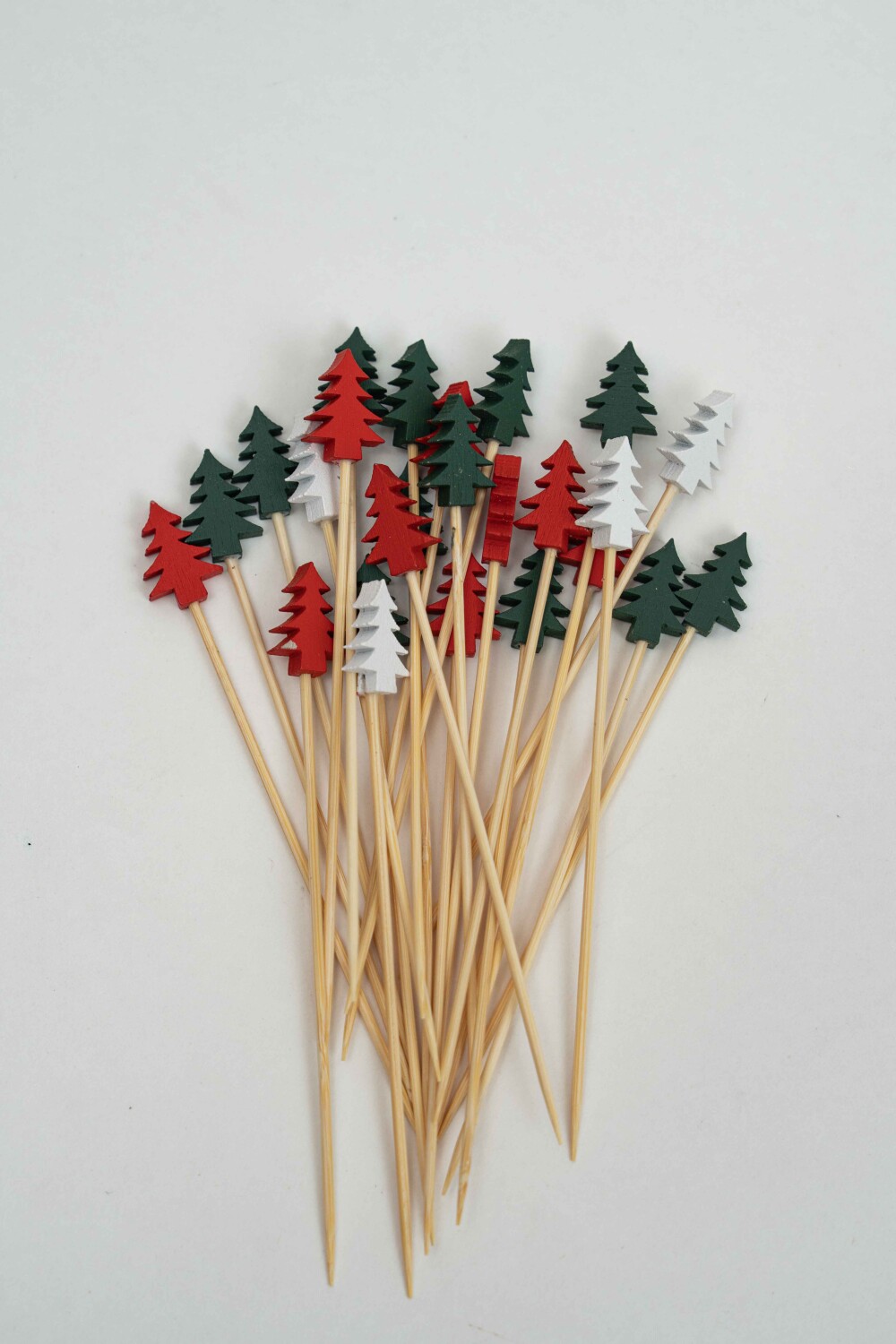 Utensillos Pinchos De Copetín Navidad, 25 Piezas Color Unico
