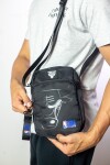 Morral clásico doble cierre Chicago Bulls - NBA Negro