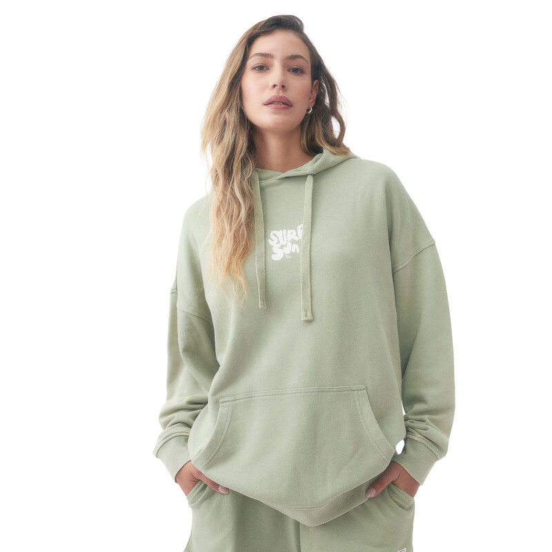 Roxy Buzo Con Capucha Oversize Midnight Hike Mujer - Verde Verde