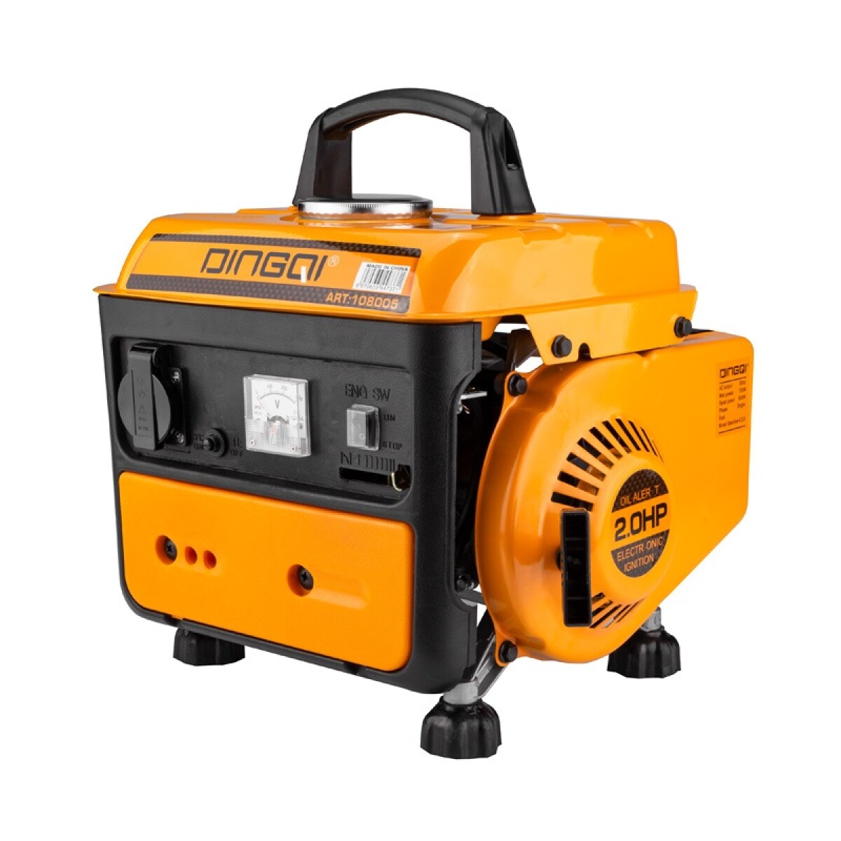 DINGQI GENERADOR A GASOLINA 800W 1.1HP ARRANQUE MANUAL 