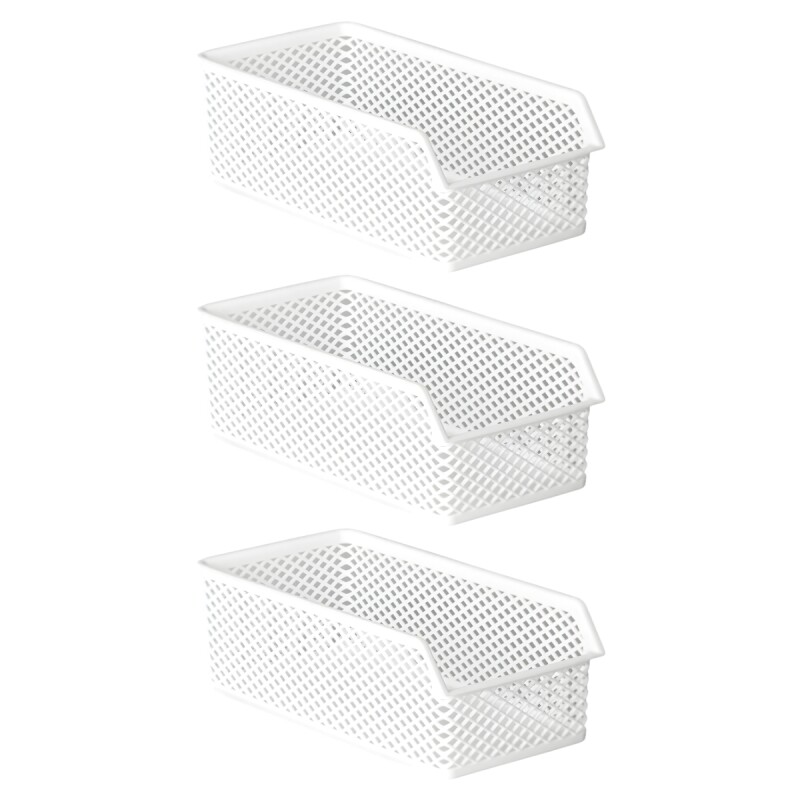 Organizador calado línea apilable P BLANCO