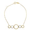 Pulsera Circulos Eternity-Oro bajo-Sin Piedra-PU8083 sinpiedra