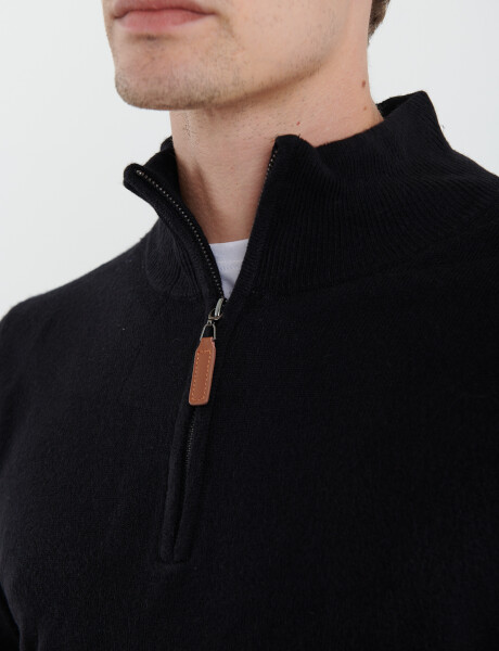470415 SWEATER MEDIO CIERRE HARRINGTON URBAN Negro