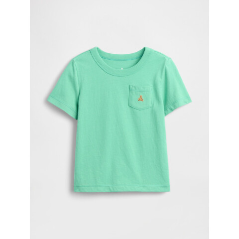 BF SS SOLID PKT TEE BRIGHT MEADOW