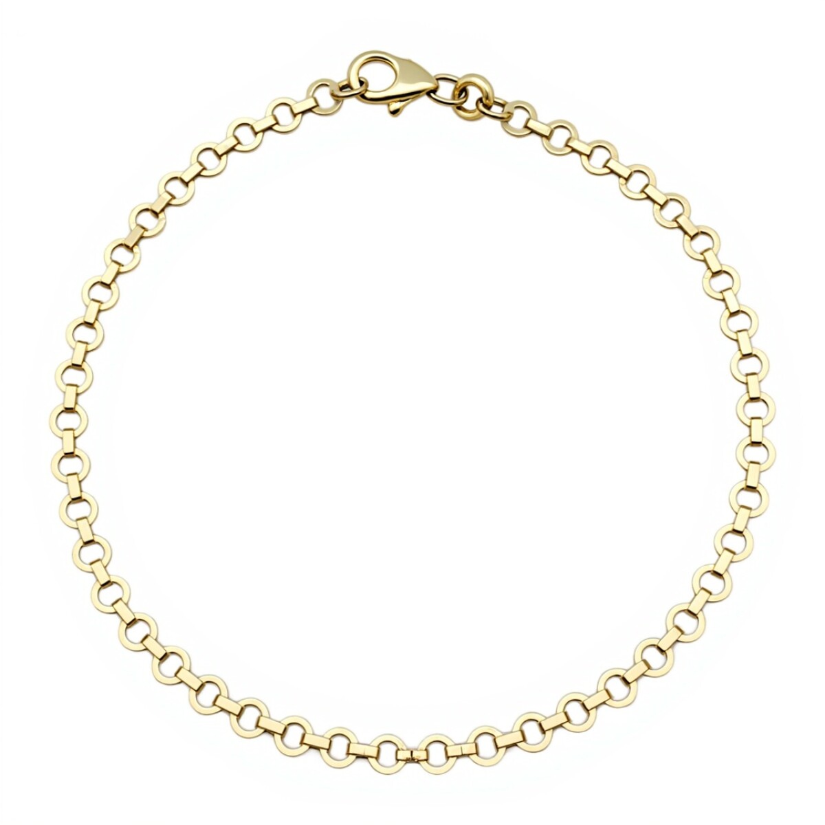 Pulsera Circulos-Oro bajo-Sin Piedra-PU8045 - sinpiedra 