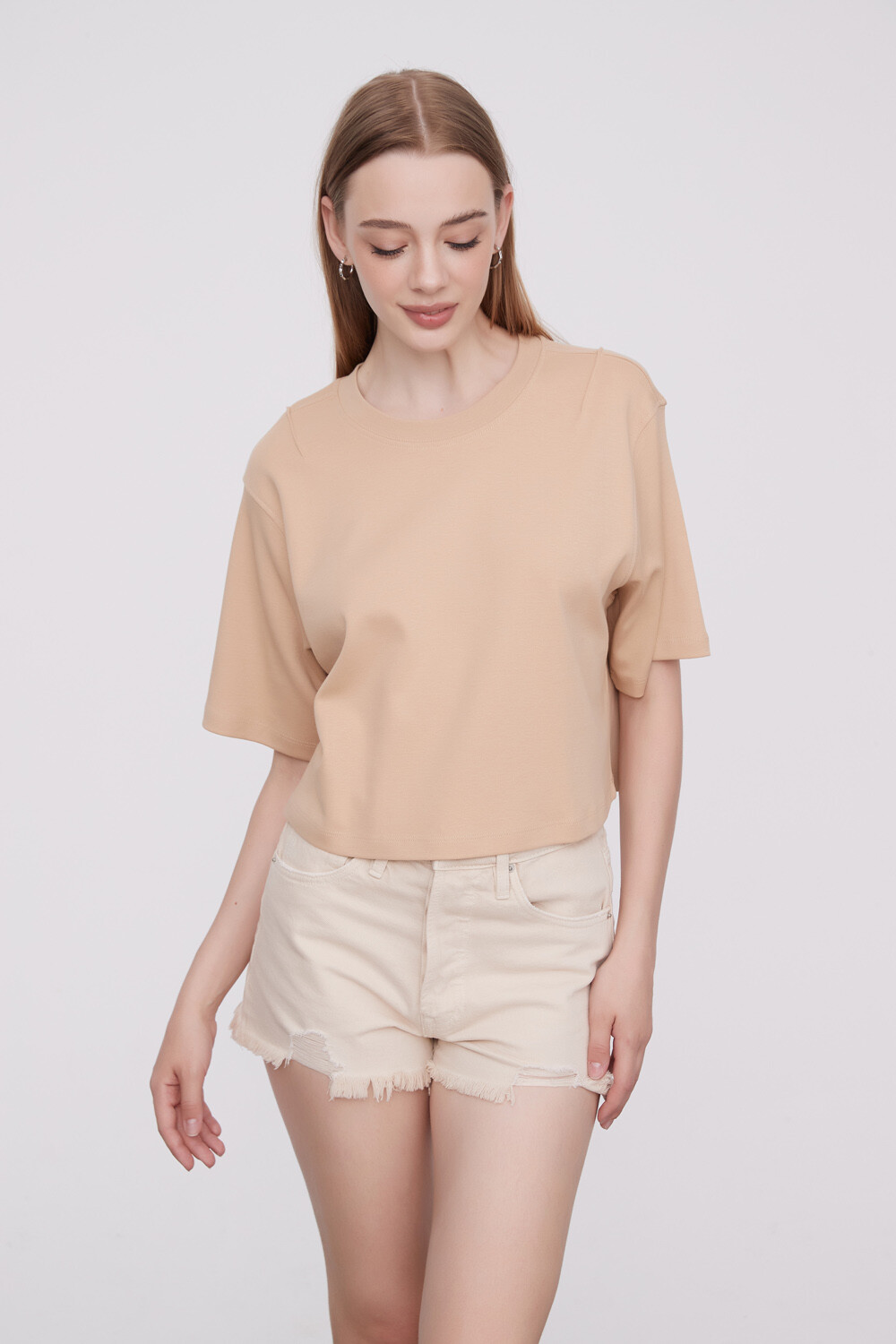 Remera Truvila Beige