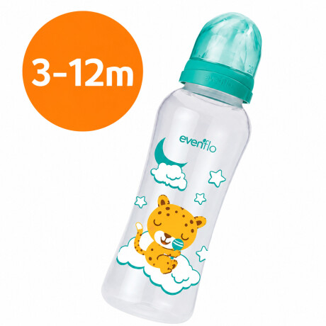 Mamadera Evenflo Dreams Bebés 3-12M 240Ml Tetina Flujo Medio Verde