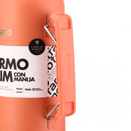 Termo Terrano Slim con Manija 750ML CORAL