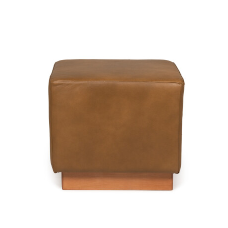 Puff Beta - Cuero Natural 1016 (Nozes)