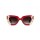 Tiwi Matisse Shiny Red/pink With Burgundy Gradient Lenses