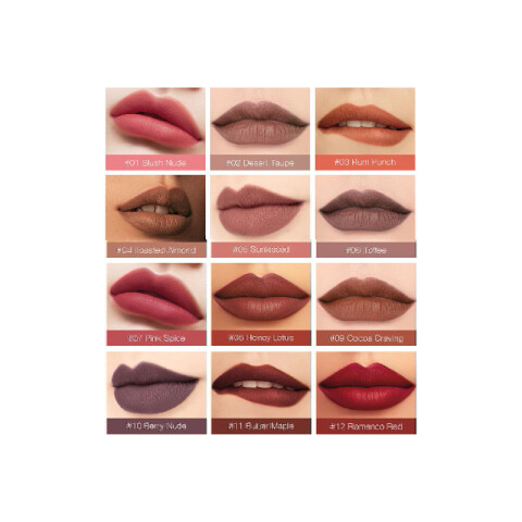 O.TWO.O Lapiz Labial Liquido Mate Velvet Brillo 12 colores O.two.o Lapiz Labial Liquido Mate Velvet Brillo 12 Colores